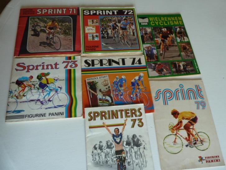 Albums Panini Sprint 71 +++. rempli & à compléter, Cyclisme, Collections, Articles de Sport & Football, Utilisé, Autres types