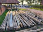 Oude houten balken, eiken balken en andere, Tuin en Terras, Palen, Balken en Planken, Ophalen of Verzenden, Zo goed als nieuw
