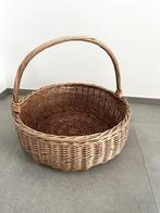 rieten mand, Ophalen, Mand, Rond, Zo goed als nieuw