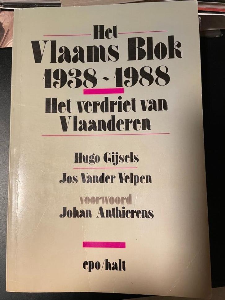 Het Vlaams blok 1938-1988 - Hugo Gysels, Boeken, Politiek en Maatschappij, Verzenden