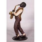 Jazz beeld 95 cm - Saxofoon jazzbeeld, Verzamelen, Ophalen, Nieuw