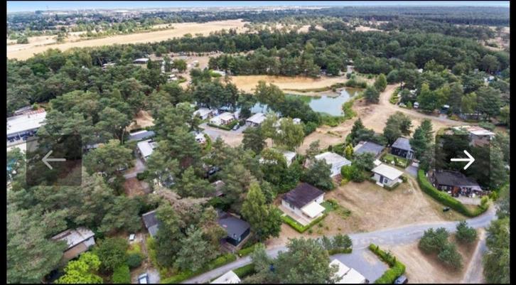 bungalow /chalet wintervast te koop op camping GT Balen, Vakantie, Campings, Recreatiepark, In bos, Afwasmachine, Speeltuin, Tuin