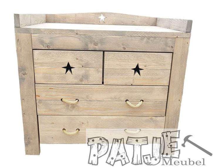 nieuw leuke stevige ladenkast steigerhout, Huis en Inrichting, Kasten | Ladekasten, Nieuw, Ophalen of Verzenden