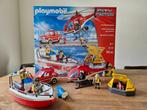 Playmobil City Action 9319 brandweer reddingsmissie, Ophalen of Verzenden, Zo goed als nieuw, Complete set