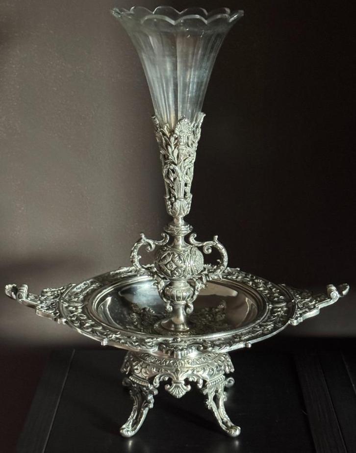 Zeldzame zilveren bronzen vaas uit het begin van de 19e eeuw, Antiek en Kunst, Antiek | Vazen, Ophalen