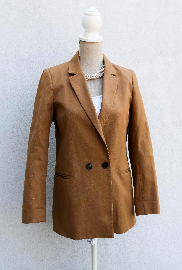 Mooie Cyrillus T36 blazer - katoen en linnen, Kleding | Dames, Jasjes, Kostuums en Pakken, Nieuw, Maat 36 (S), Ophalen of Verzenden