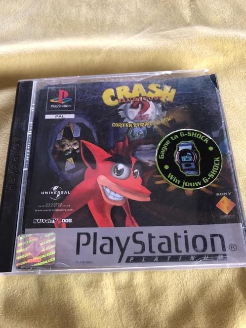 PlayStation Crash Bandicoot 2 Cortex Strikes Back (1), Games en Spelcomputers, Games | Sony PlayStation 1, Gebruikt, Avontuur en Actie