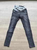 Vêtements de grossesse : 3 jeans (longueur 34) + 1 jupe, Taille 38/40 (M), Porté, Pantalon ou Jeans, Enlèvement