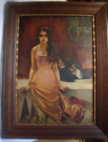 Schilderij „Circe the Temptress” begin 20e eeuw. beschikbaar voor biedingen