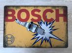 Metalen BOSCH bougie vintage look wandplaat - 20x30cm, Enlèvement ou Envoi, Neuf, Panneau publicitaire