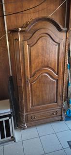 Antieke vintage hal kleerkast met schuif, Antiek en Kunst, Ophalen