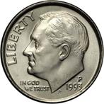 USA 1 dime, 1993 Roosevelt Dime  "P" - Philadelphia, Losse munt, Verzenden, Noord-Amerika
