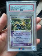 Psa 7 gold star alakazam pokemon kaart vintage, Ophalen, Zo goed als nieuw, Losse kaart