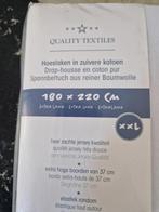 Hoeslaken XXL - 180 x 220, Ophalen, Wit, Hoeslaken of Sloop, Nieuw
