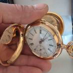 18 karaat heel mooi goud zakhorloge Repetition, Handtassen en Accessoires, Horloges | Heren, Ophalen, Zakhorloge, Zo goed als nieuw