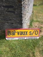 Ancien Panneaux Aluminium " BARVAUX S/O ", Utilisé, Panneau publicitaire