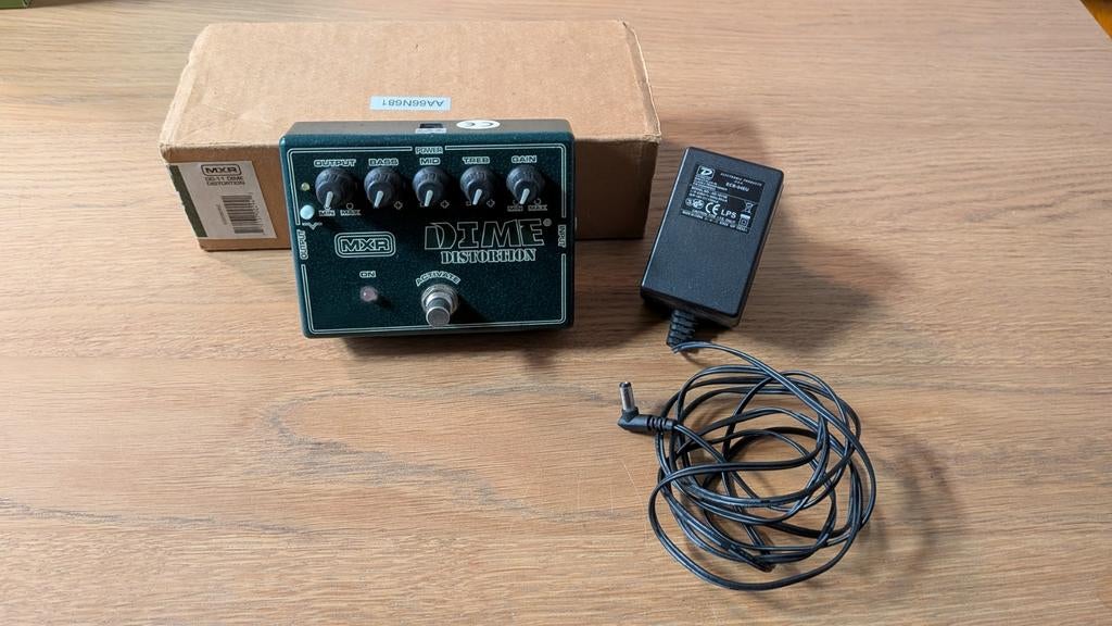 MXR DD11 Dime Distortion, Muziek en Instrumenten, Effecten, Gebruikt, Distortion, Overdrive of Fuzz, Ophalen of Verzenden
