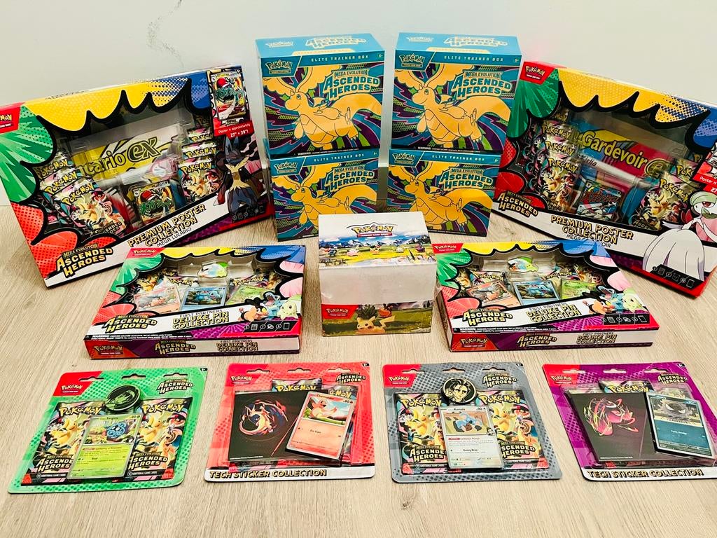 Grote Sealed Pokémon Collectie (Prismatic, Ascended, 151…), Ophalen of Verzenden, Nieuw, Booster, Foil