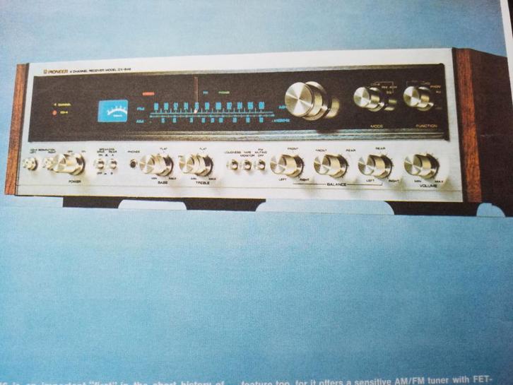 PIONEER QX - 646 , STEREO , 4 - kanaals, CD - 4 , SQ MATRIX, Audio, Tv en Foto, Versterkers en Ontvangers, Stereo, Pioneer, Ophalen