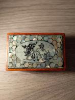 Boîte en bois de lettré nacre Indochine/chine, Enlèvement ou Envoi