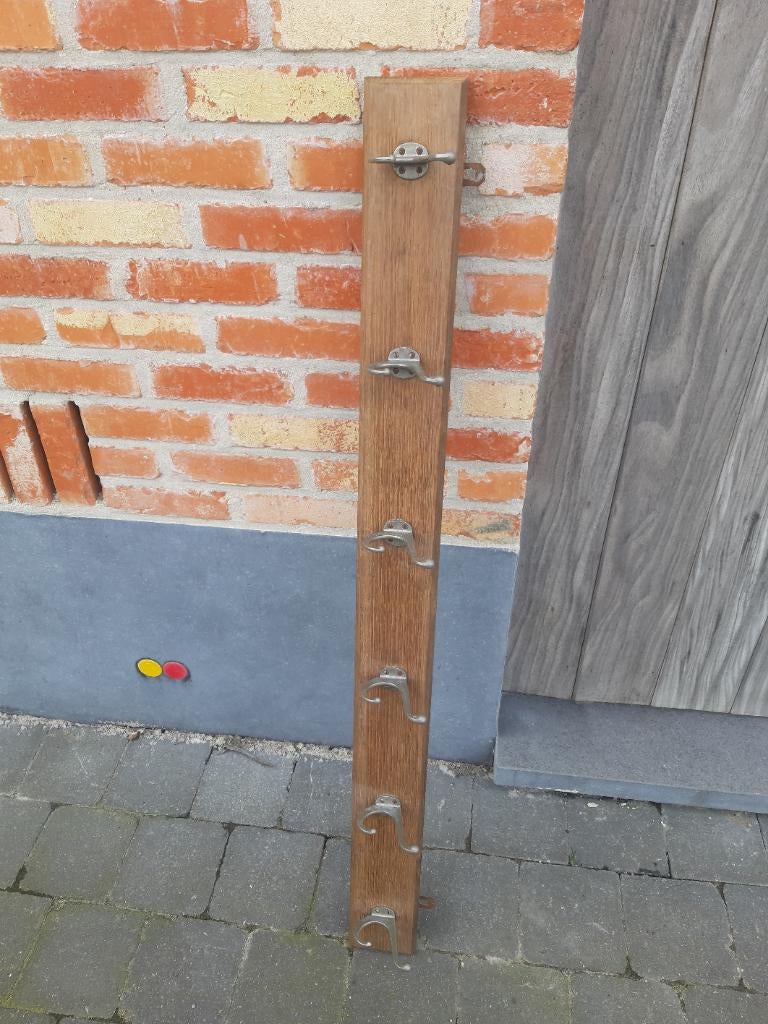 Eiken kapstok, Huis en Inrichting, Woonaccessoires | Kapstokken, Ophalen, Zo goed als nieuw, Hout, Wandkapstok