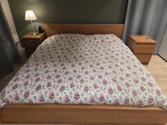 BED, Huis en Inrichting, Slaapkamer | Bedden, Ophalen, Verstelbaar, Bruin, Tweepersoons