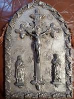 Religiosa-wandplaquet in relief   afm. lengte 39 breedte 26, Huis en Inrichting, Ophalen