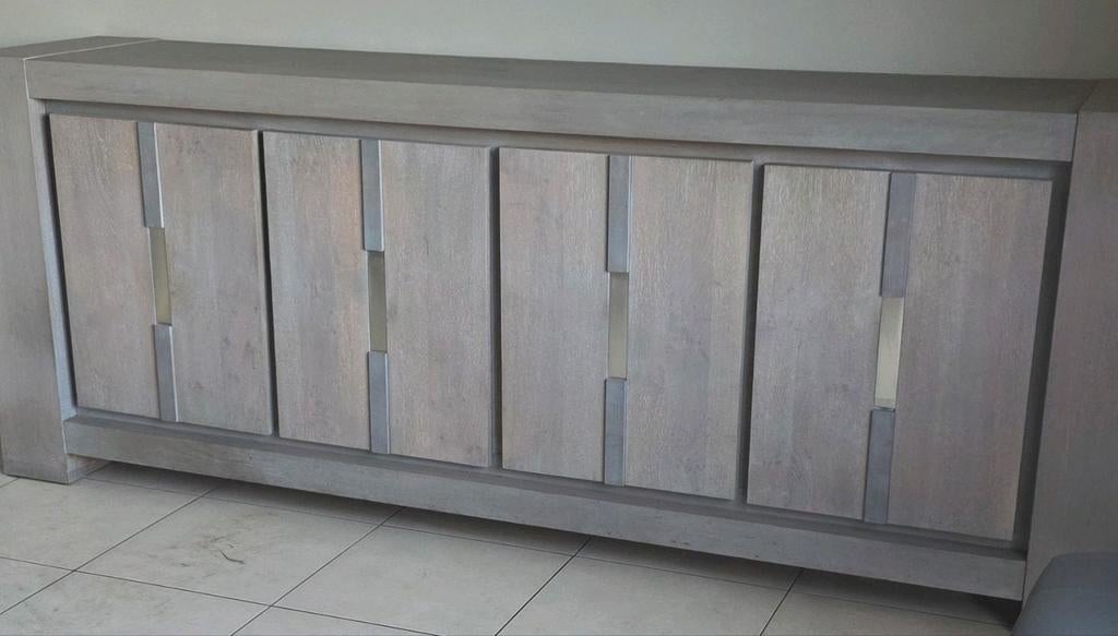 Grote stevige vol houten Dressoir te koop, Huis en Inrichting, Ophalen