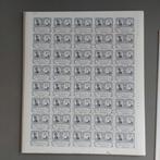 Volledig blad 40 Belgische postzegels, 1980 , 480 Frank, Frankeerzegel, Ophalen of Verzenden, Postfris, Postfris