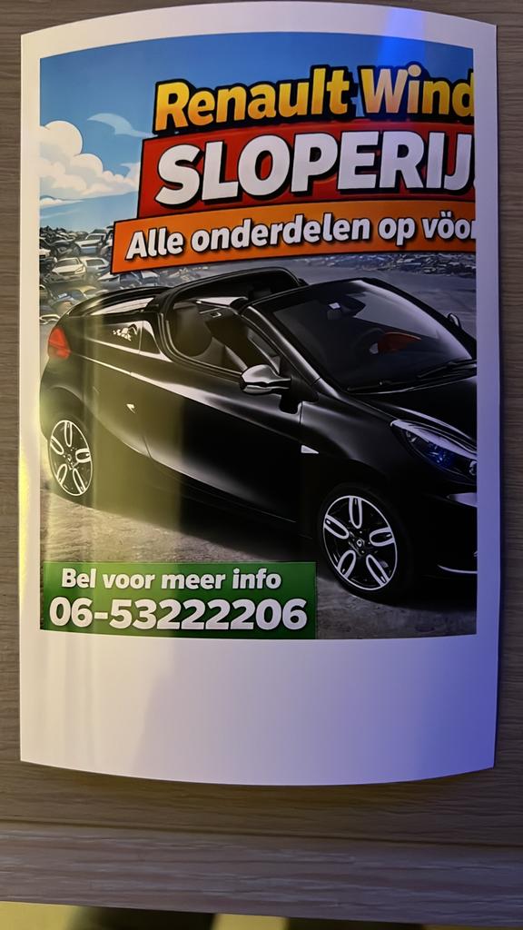 Renault Wind alle onderdelen, Ophalen