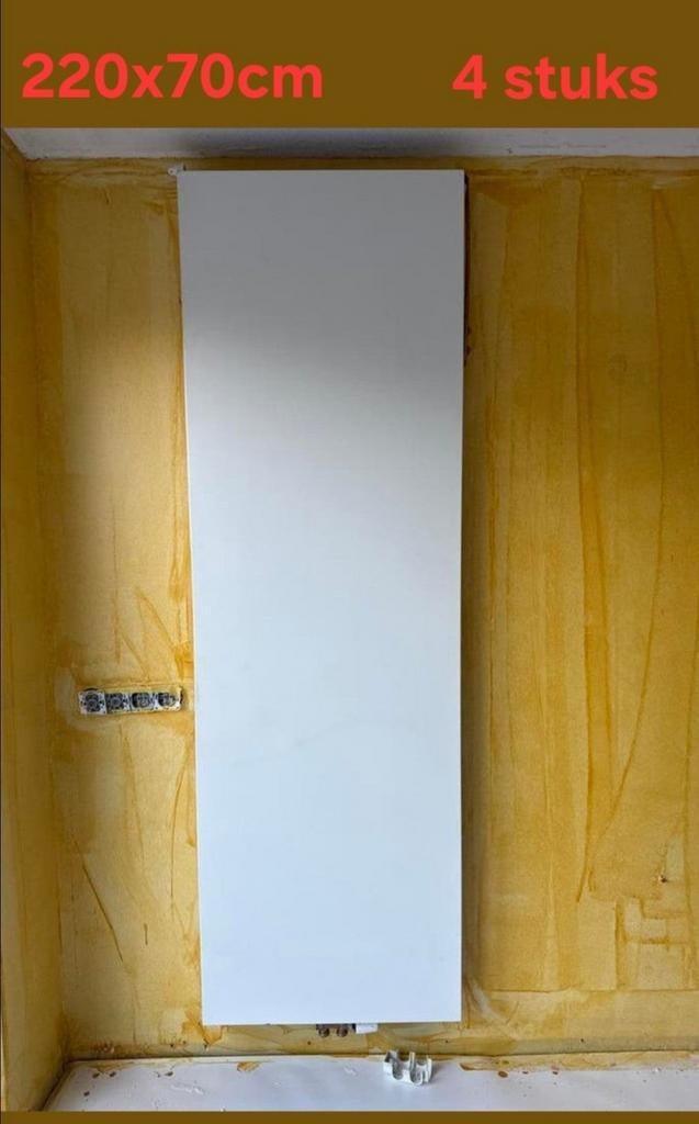 Henrad alto plan verticale designradiatoren 220x70cm(4stuks), Doe-het-zelf en Bouw, Verwarming en Radiatoren, Ophalen
