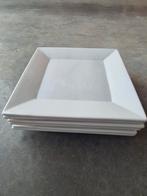 6 zware porseleinen borden 30,5 cm x 30,5 cm, Huis en Inrichting, Ophalen