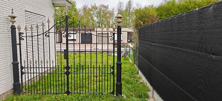 Portail en fer forgé, Jardin & Terrasse, Clôtures de jardin, Utilisé, Clôture ornementale, Fer, Enlèvement