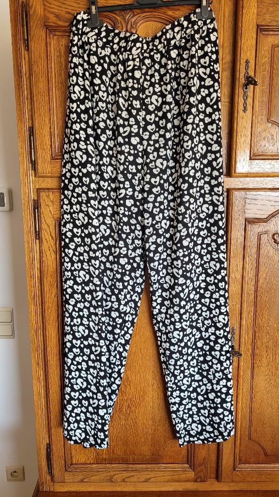 Pantalon dame 5xl(52/56), Kleding | Dames, Grote Maten, Zwart, Ophalen of Verzenden, Zo goed als nieuw, Broek of Spijkerbroek
