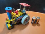 Blikken speelgoed Road Roller Pletwals, Antiek en Kunst, Verzenden