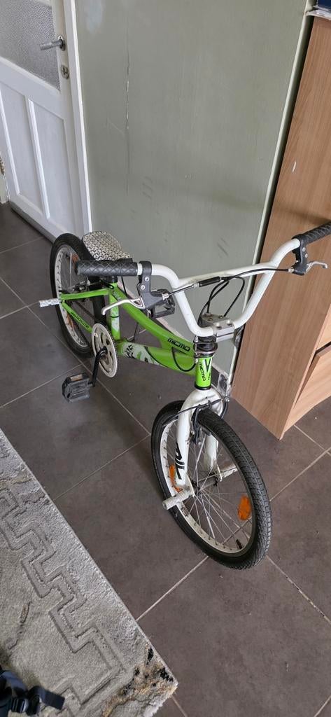 Groene BMX, Fietsen en Brommers, Fietsen | Crossfietsen en BMX, Ophalen, Staal, Stuur 360° draaibaar, 16 tot 20 inch
