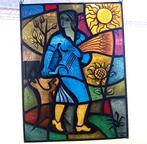 H MORTIER 1960 glasraam loodglas, Ophalen of Verzenden