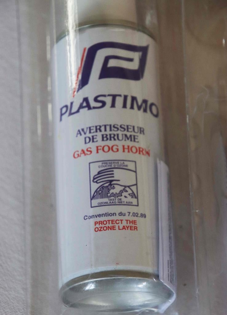 3 Bouteilles de gaz Plastimo pour corne de brume de bateau, Enlèvement ou Envoi, Neuf, Autres types