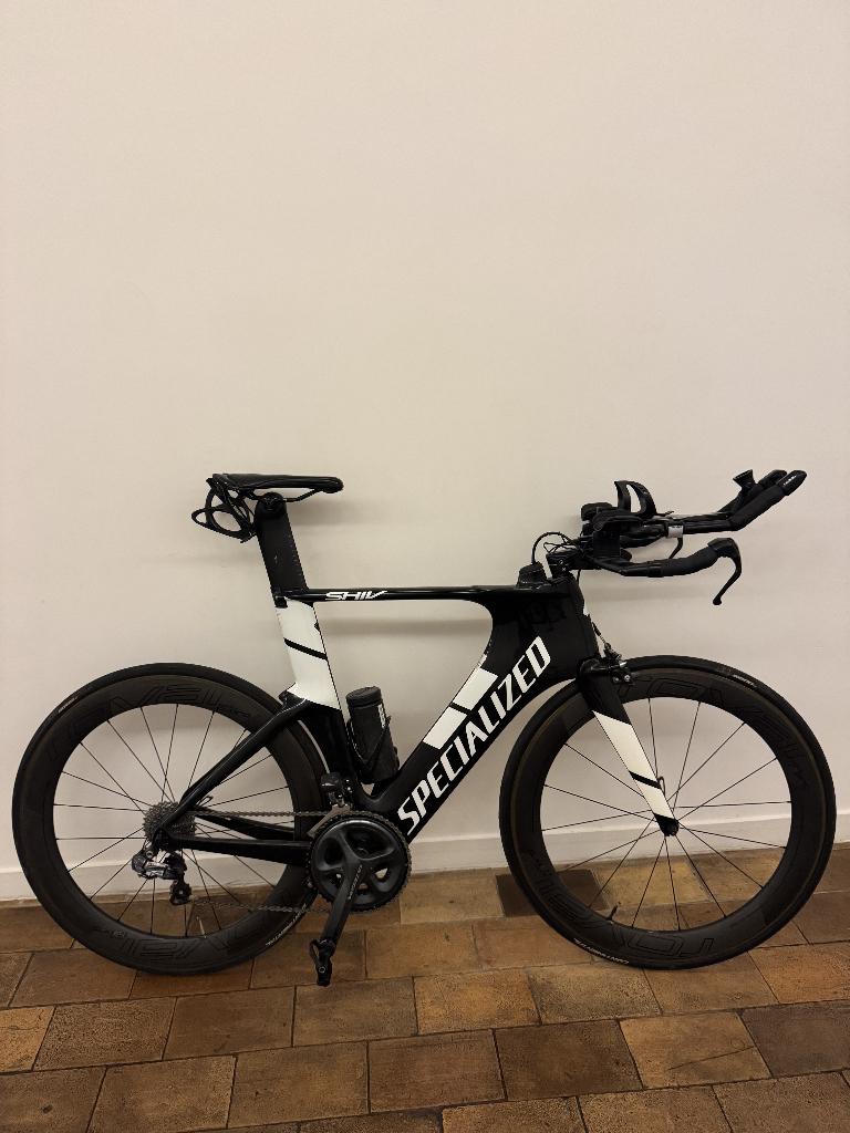Top tijdritfiets: Specialized SHIV ELITE CARB/WHT L, Fietsen en Brommers, Ophalen, Gebruikt