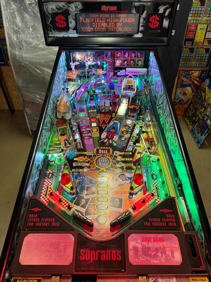Flipperkast The Sopranos, Collections, Machines | Flipper (jeu), Utilisé, Imprimante matricielle, Stern, Enlèvement