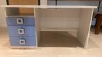Houten bureautafel met kasten, Ophalen, Gebruikt, Bureau