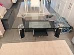 Glass saloon tafel, Ophalen