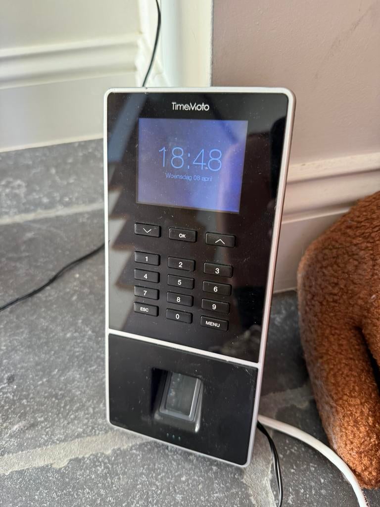 Time moto vingerafdruk inklokken, Computers en Software, Scanners, Ophalen