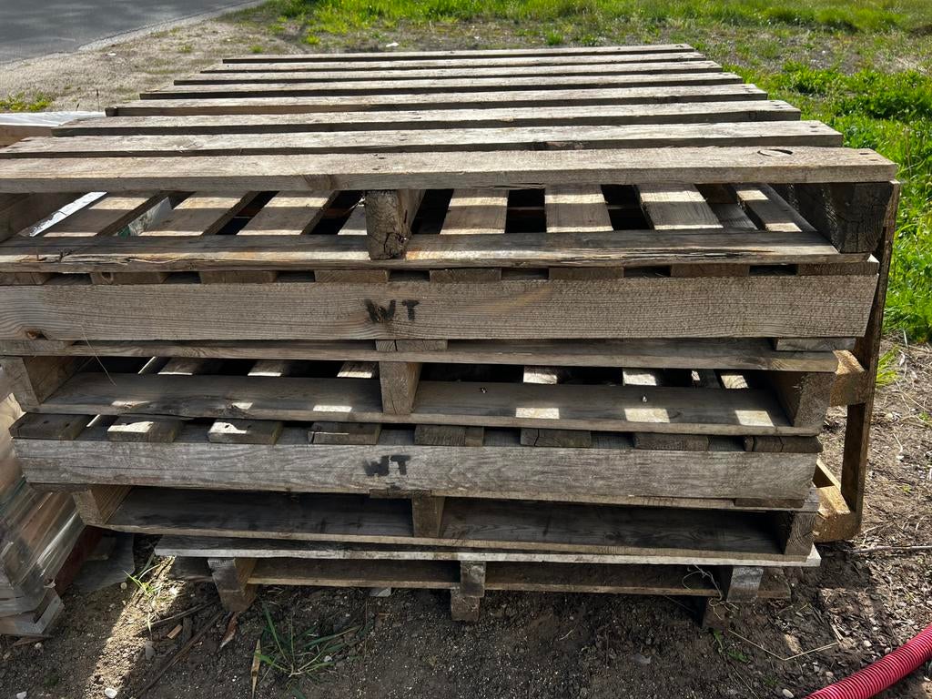 Stevige houten paletten, Doe-het-zelf en Bouw, Ophalen, Gebruikt