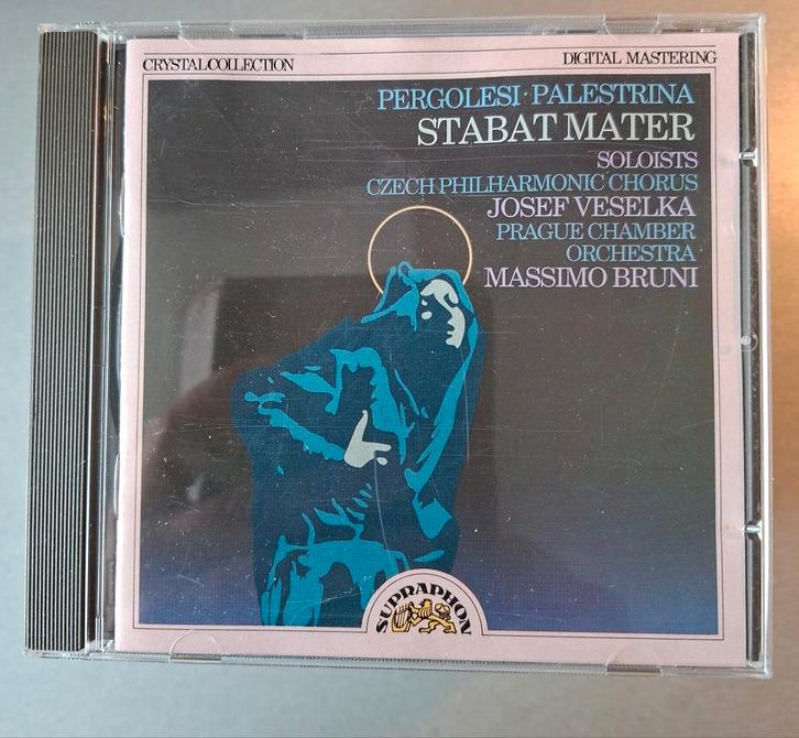 Cd. Pergolesi/Palestrina. Stabat Mater. (Supraphon)., Cd's en Dvd's, Cd's | Klassiek, Gebruikt, Ophalen of Verzenden