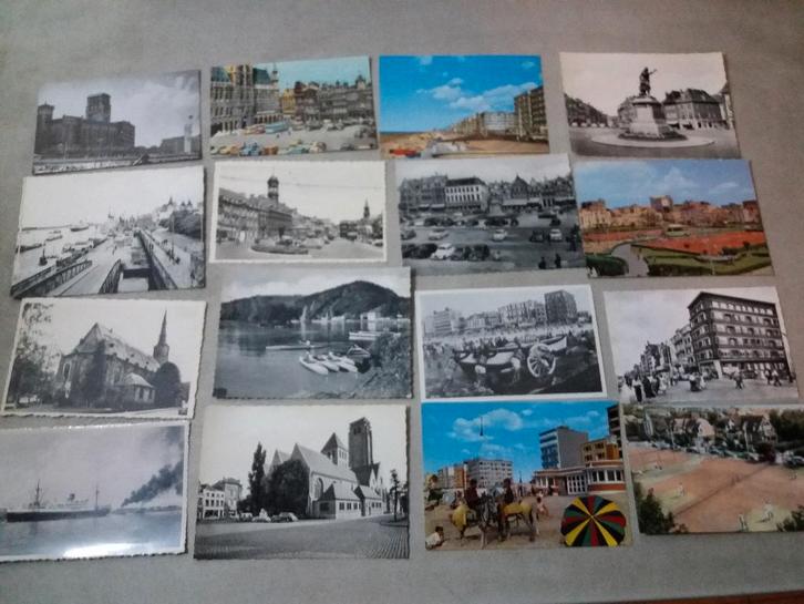 Doos met 3000 oude zichtkaarten van België, Collections, Cartes postales | Belgique, Non affranchie, Enlèvement ou Envoi