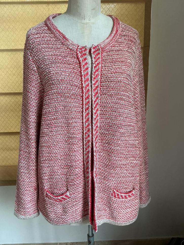 Tricot vest van Brax , maat 3 XL, Kleding | Dames, Truien en Vesten, Gedragen, Maat 46/48 (XL) of groter, Rood, Ophalen of Verzenden