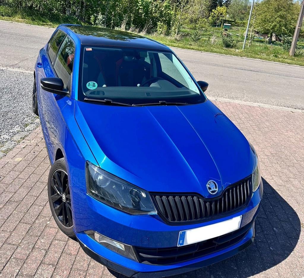 Skoda Fabia Monte Carlo 1.2 TSI 90pk, Stof, Euro 6, Blauw, 5 deurs