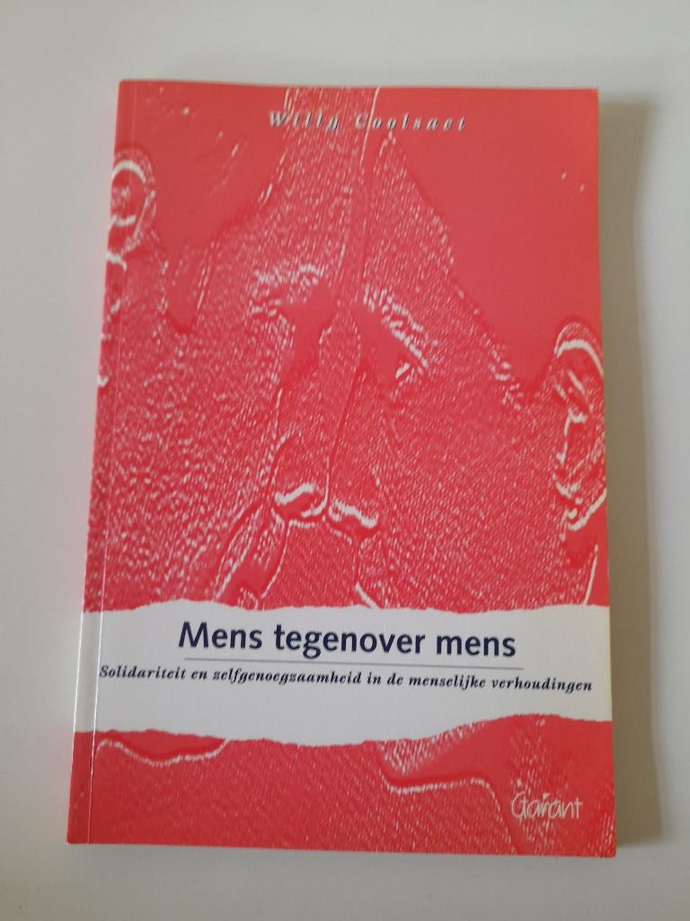 Willy Coolsaet - Mens Tegenover Mens - Filosofie, Boeken, Filosofie, Ophalen of Verzenden, Gelezen