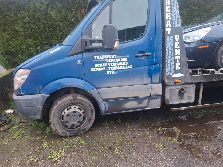 Depanneuse, Autos, Camionnettes & Utilitaires, Particulier, Mercedes-Benz, Diesel, Euro 4, 2 portes, Boîte manuelle, Bleu, Noir